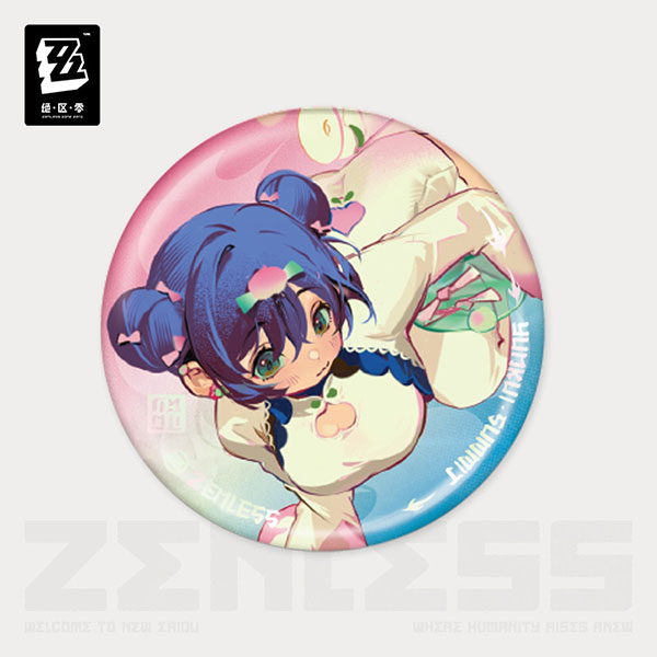 miHoYo Zenless Zone Zero Concerted Channel Series Where Clouds Embrace the Dawn Tin Badge Belle