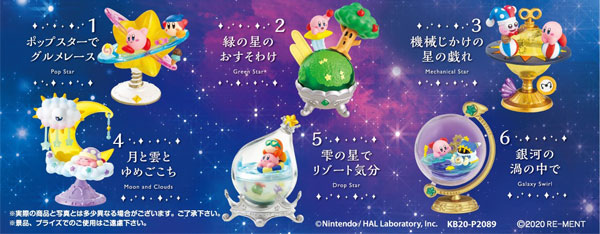 RE-MENT Kirby's Starrium 6Pack BOX