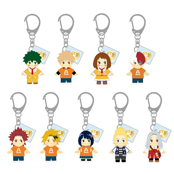 My Hero Academia Trading Costume Kewpie Keychain School Festival ver. 9Pack BOX