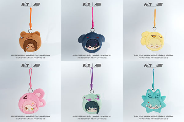 ALIEN STAGE Anakt Arts High School (AAHS) Plush Coin Case 6Pack BOX