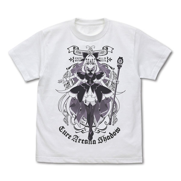 Star Detective Precure! Cure Arcana Shadow T-shirt /WHITE-L