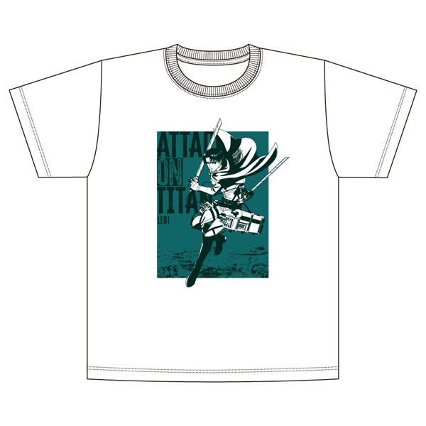 Attack on Titan T-shirt Fighting ver. Levi Ackerman (L Size)