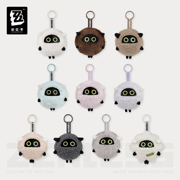 Zenless Zone Zero Sheepboo Bleating Good Time Serise: Miaa Vinyl Plush Keychain Blind Box (Full Set of 9)
