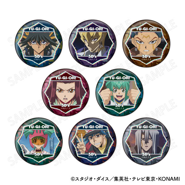 Yu-Gi-Oh! 5D's Tin Badge Collection 8Pack BOX