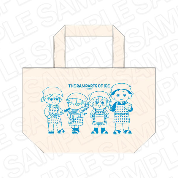 TV Anime "The Ramparts of Ice" Lunch Tote Bag Mini Chara Cooking Class ver.