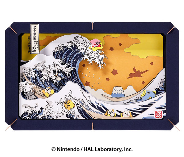 PAPER THEATER Kirby PT-L128 36 Views of Pupupu: The Great Wave off The Float Islands