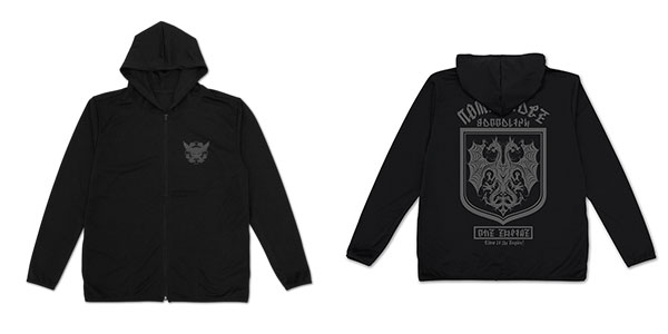 Youjo Senki II Imperial 203rd Aerial Mage Battalion Thin Dry Hoodie /BLACK-L