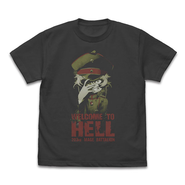Youjo Senki II Tanya "Welcome to Hell" T-shirt /SUMI-L