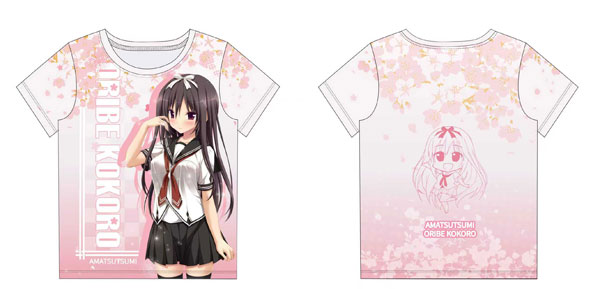 "Amatsutsumi" Full Graphic T-shirt Kokoro Oribe XL