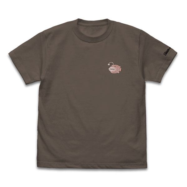 Girls und Panzer das Finale Ankou Team One Point Embroidery T-shirt /CHARCOAL-L