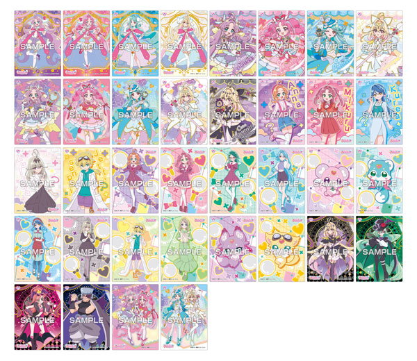 Star Detective Precure! Clear Card Collection Gum 18Pack BOX (CANDY TOY)
