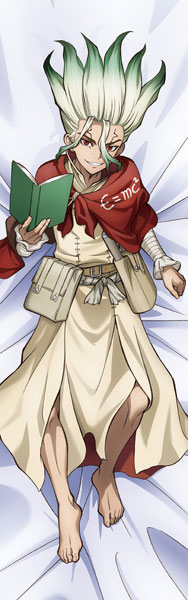 Dr. STONE New Illustration Premium Hugging Pillow Cover Senku Ishigami (Season 4 Ver.)