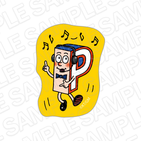 AmiAmi [Character & Hobby Shop] | P-chan Acrylic Sticker A(Pre-order)