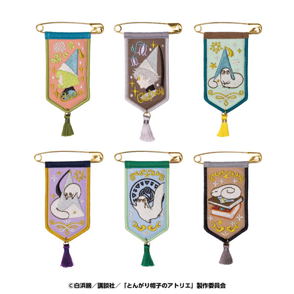 TV Anime "Witch Hat Atelier" Wall Scroll Badge Collection 6Pack BOX