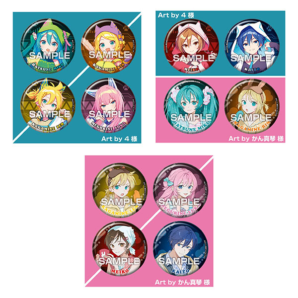 Hatsune Miku Tin Badge Collection Gum Extra Shine 12Pack BOX (CANDY TOY)