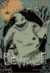 Jigsaw Puzzle Copain Watch Out Beware / Oogie Boogie 70pcs. (70-95)