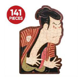 Jigsaw Puzzle Woody Puzzle LigMe Ootani Oniji III in the Role of the Servant Edobei 141pcs. (37-17)