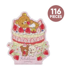 Jigsaw Puzzle Woody Puzzle LigMe Strawberry Party / Rilakkuma 116pcs. (37-19)
