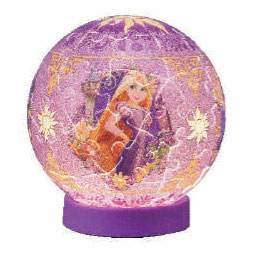Jigsaw Puzzle 3D Sphere Puzzle Lumiorb Luminous Reveal / Rapunzel 61pcs. (2003-529)