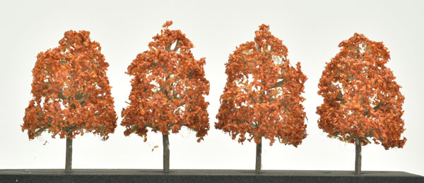 AmiAmi [Character & Hobby Shop] | 8209 Deciduous Tree (Red / 4pc