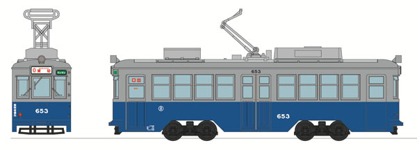 Tetsudou Collection Hiroshima Railway 650 Type No.653