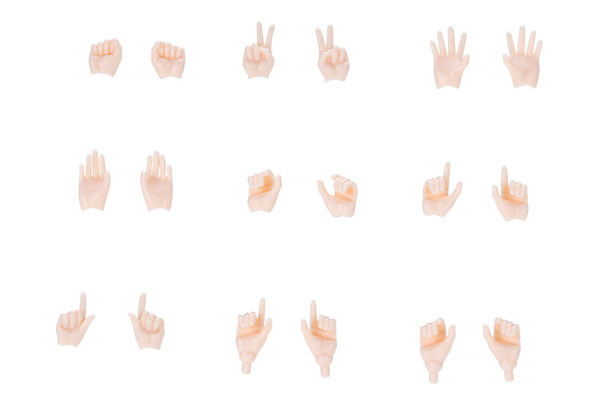 Kotobukiya Megami Device M.S.G 09 Hand Set Skin Color C 画像 1