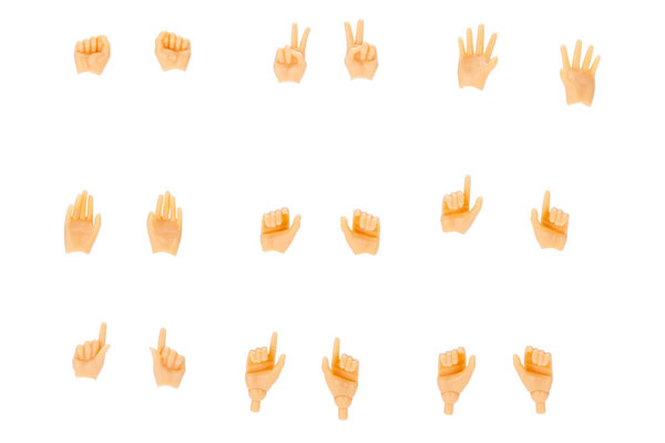 Kotobukiya Megami Device M.S.G 09 Hand Set Skin Color D 画像 1