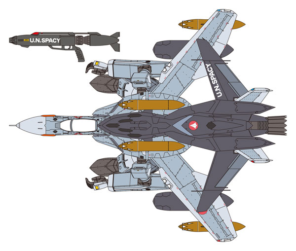 AmiAmi [Character & Hobby Shop] | 1/72 VF-0A Gerwalk w/Ghost