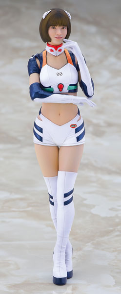 Hasegawa 1/12 12 Real Figure Collection Evangelion Racing Circuit Mate Reika Fujishiro / Rei Ayanami Resin Figure