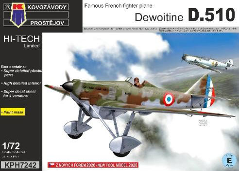 AmiAmi [Character & Hobby Shop] | 1/72 Dewoitine D.510 High Tech
