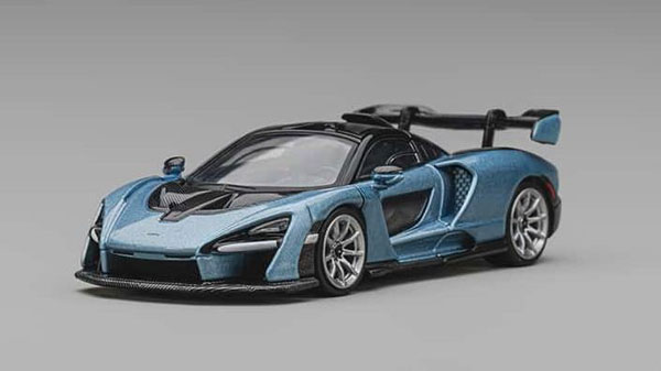 CM MODEL 1/64 Mclaren Senna Ice Blue รูปภาพ 1