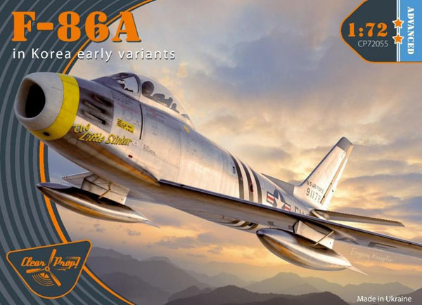 Clear Prop! 1/72 F-86A Sabre (Early Model) "Korean War" Plastic Model รูปภาพ 1