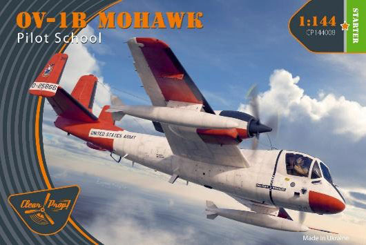 Clear Prop! 1/144 OV-1B Mohawk "Pilot School" Plastic Model รูปภาพ 1