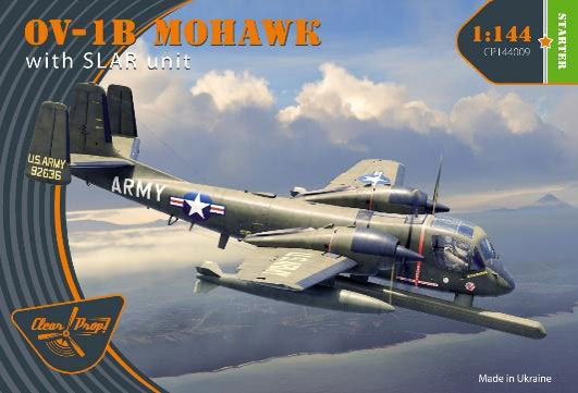 Clear Prop! 1/144 OV-1B 모호크 w/SLAR (측면 감시 레이더) 프라모델 이미지 1