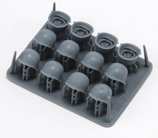 AmiAmi [Character & Hobby Shop] | 1/35 WWII U.S. Helmet Set (12pcs