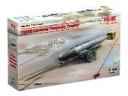 ICM 1/48 WWII German Torpedo Trailer Plastic Model