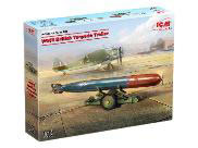 ICM 1/48 WWII British Torpedo Trailer Plastic Model