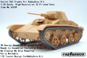 Fab Scale Studio 1/35 Soviet T-60 Light Tank Workable Track Set (For Hobby Boss) 画像 1