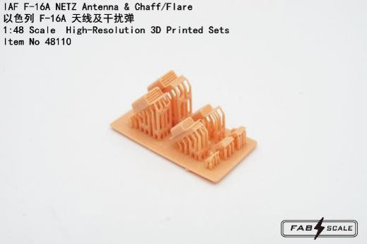 Fab Scale Studio 1/48 IAF F-16A NETZ Antenna & Chaff/Flare