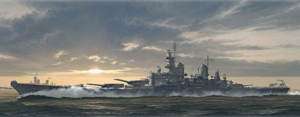 vee hobby 1/700 U.S. Navy Battelship Iowa BB-61 1944 "Regular Edition" Plastic Model