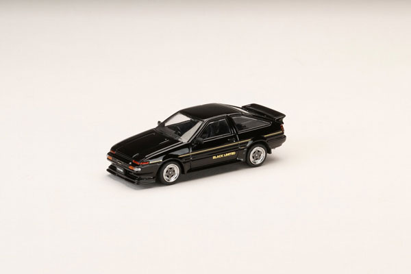 HobbyJAPAN 1/64 Toyota Sprinter Trueno GT APEX (AE86) Late Model BLACK LIMITED JDM STYLE Black Metallic hình ảnh 1