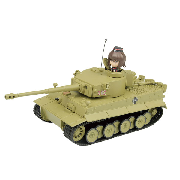 1/64 Girls und Panzer RC Battle Sensha-dou Series Tiger I Kuromorimine Girls High School Vehicle Only Edition