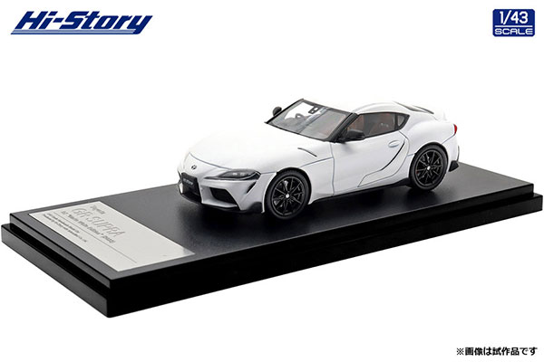 Hi-Story 1/43 Toyota GR SUPRA RZ "Matte White Edition" (2022) Matte Avalanche White Metallic