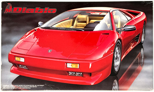 Fujimi 1/24 Real Sports Car Series No.21 Lamborghini Diablo Plastic Model