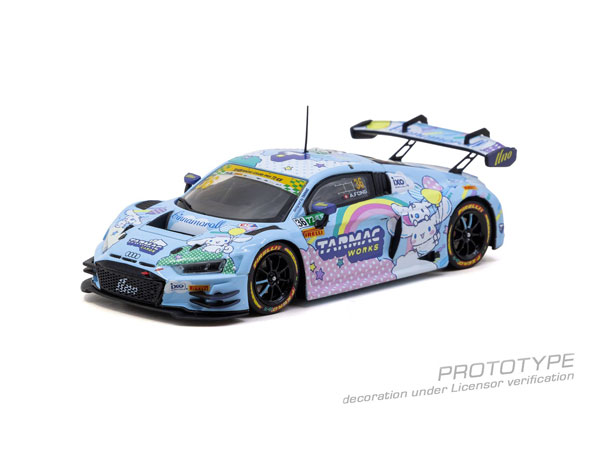Tarmac Works 1/43 아우디 R8 LMS GT3 evo II 마카오 GT컵 - FIA GT 월드컵 2025 우노 레이싱 애덜리 퐁 이미지 1