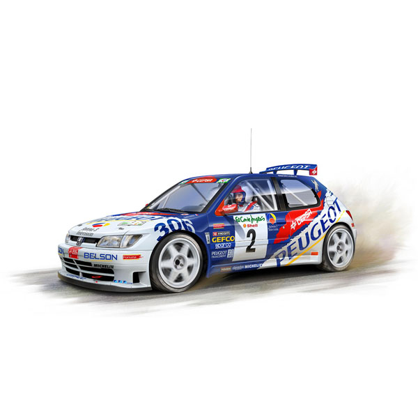 AmiAmi [Character & Hobby Shop] | 1/24 Peugeot 306 MAXI EVO2 1998