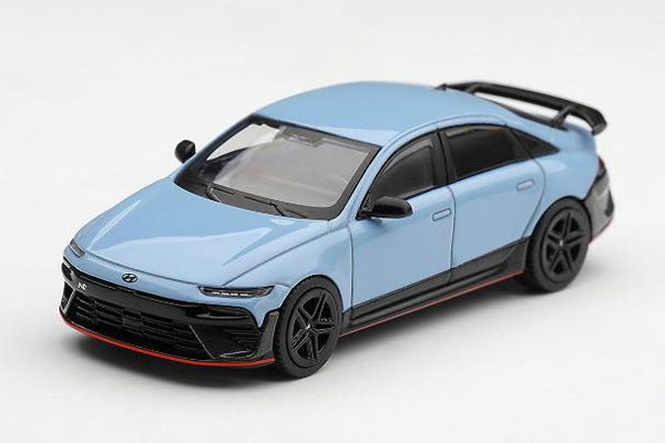MINI GT 1/64 Hyundai Ionic 6N Performance Blue Pearl (Left-hand Steering) Korea Exclusive 画像 1
