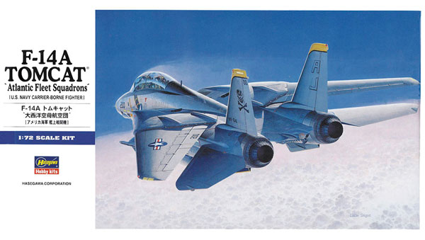 Hasegawa 1/72 F-14A Tomcat "Atlantic Fleet Squadrons" Plastic Model รูปภาพ 1