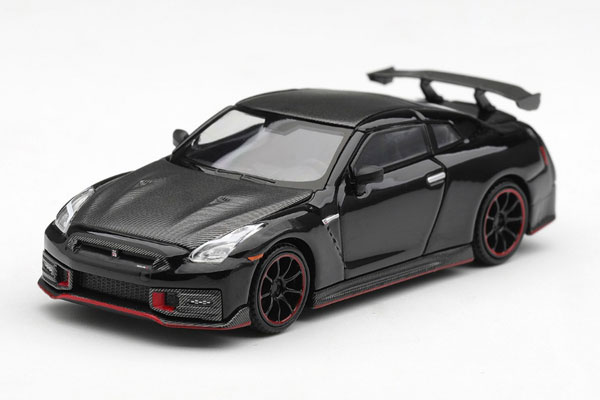 MINI GT 1/64 Nissan GT-R Nismo 2024 Black (Right-hand Steering) 画像 1