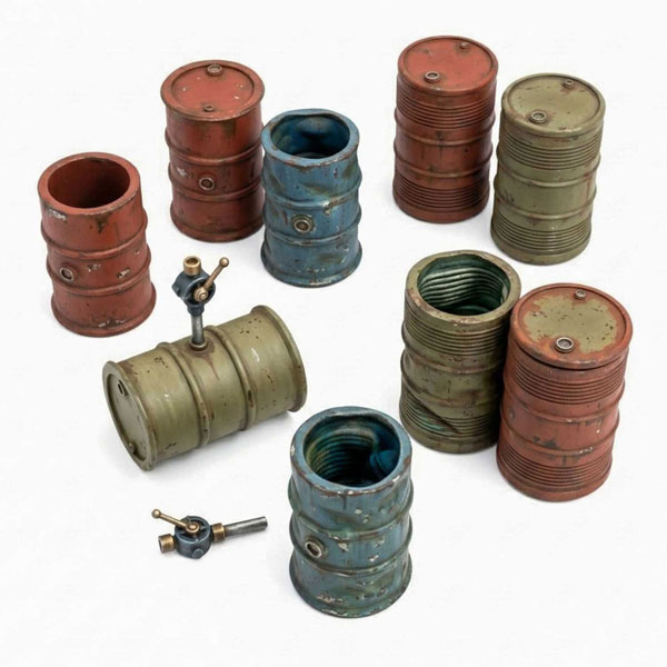 Green Stuff World 1/35 Metal Barrel Set 이미지 1